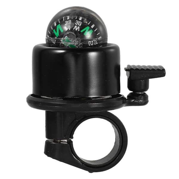 Bicycle Bell with Integrated Compass, Easy Installation for Bikes