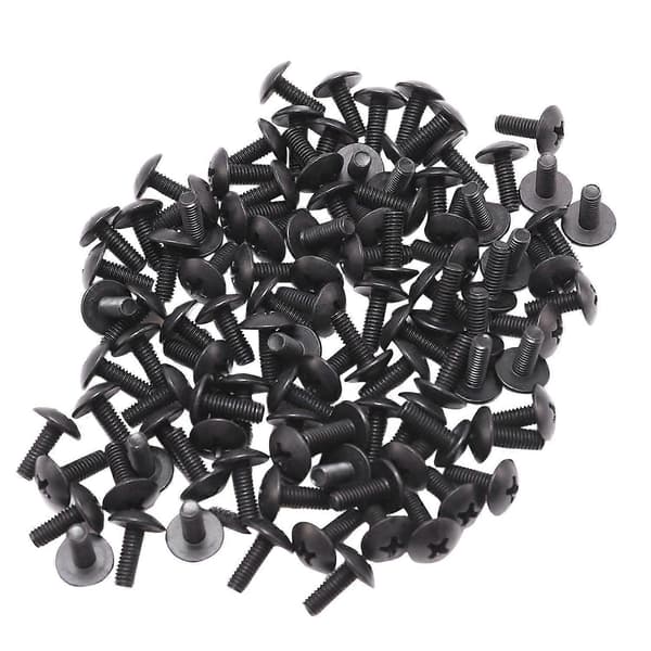 100 pcs Lok Screw Set Chicago Screw Supplied with Washer for DIY Kydex Sheath Hand Tool Parts