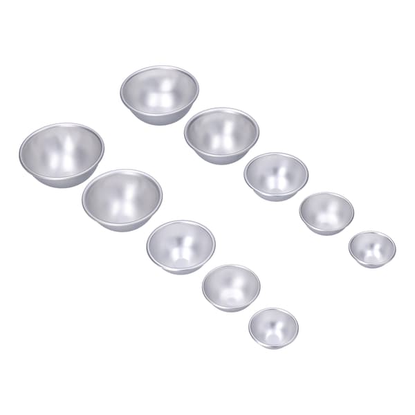 DIY Badesaltkuleform Hjemmebærbar Aluminiumslegering Mousse Kake Bakeform Sett#5
