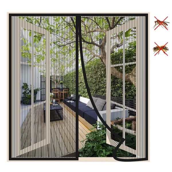 Magnetic Window Mosquito Net – Insect Screen with Self-Closing & Tape