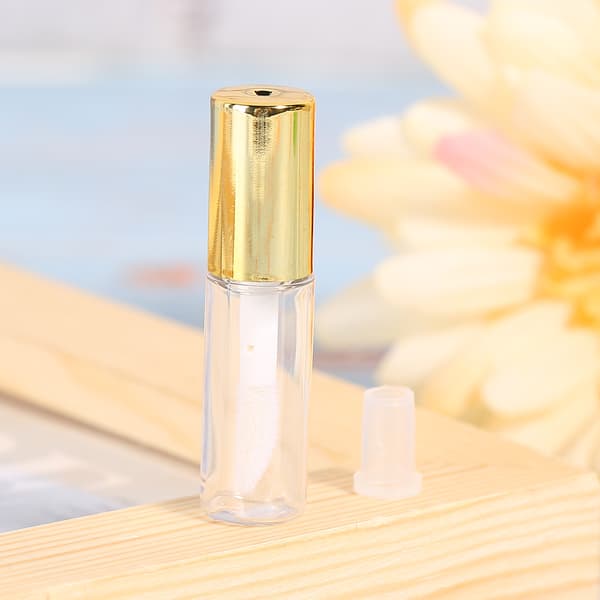 45 stk 1,2 ml Mini påfyllbare tomme lipglossrør Leppestiftflaske Beholder Dispenser Gull