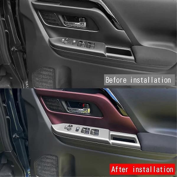Window Lift Switch Panel Cover for Spacia/Spacia Custom Mk04 Series 2024 Right-Hand Drive Silver
