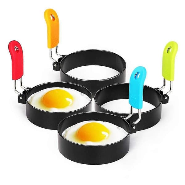 Muffins Egg Stekeform Kjøkken Omelettform Eggring Sandwich Frokost Matlaging Rustfritt Stål