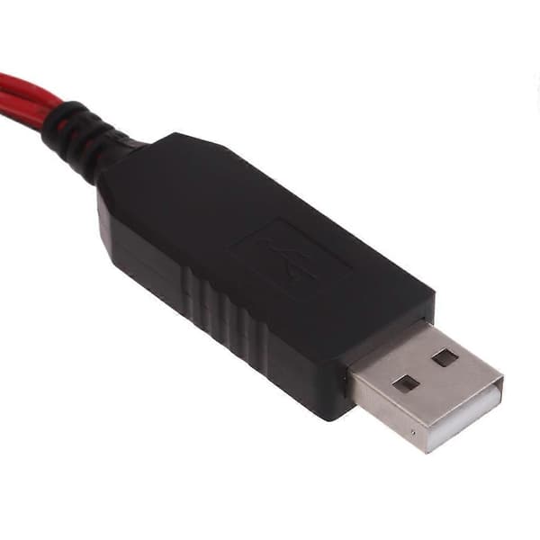 Batterieliminator USB 5V2A til 3V1A LR14 C Dummy Batterikabel 96CM [DB] 3V 3V
