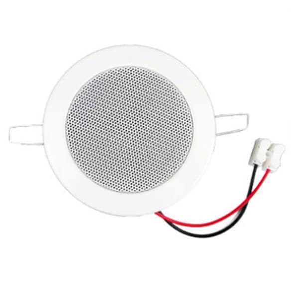 2X Bathroom 3 inch 8 Ohm 6W Passive Ceiling Speaker Moisture-proof Recessed Ceiling Speaker Sound Quality Background White White