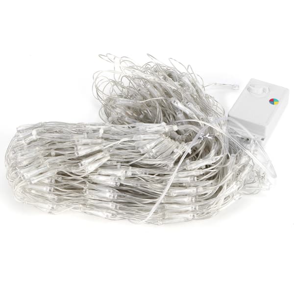 444LED String Light Outdoor Waterproof Net Light Decorative for Festive Wedding EU 220V