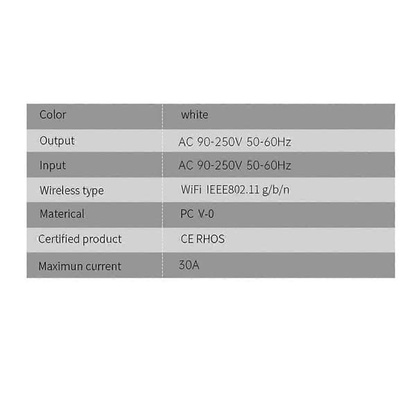 WiFi Smart Switch 30A Relémodul Smart Switch Kontroller