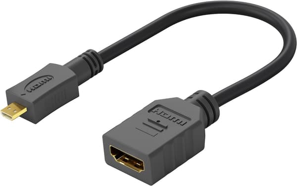 Micro HDMI™ / HDMI™-adapter, 4K/60Hz