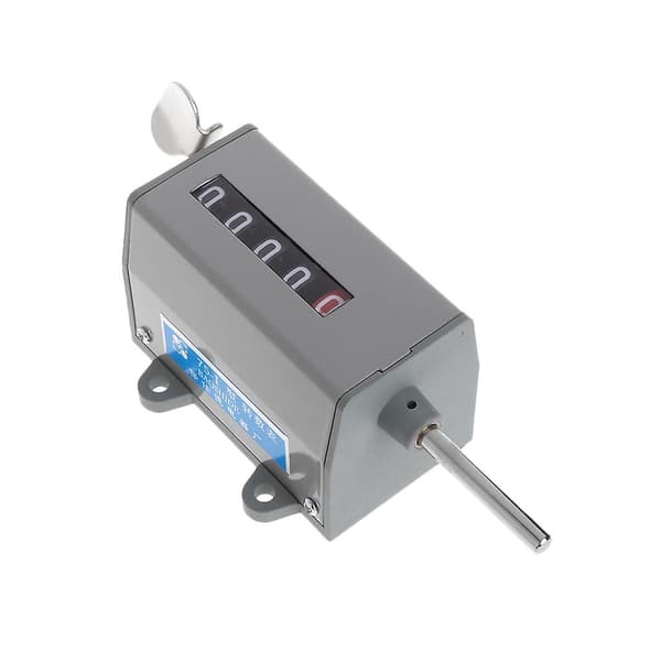 1 pc Mechanical Resettable 5-Digit Display Rotary Tachometer 350 RPM