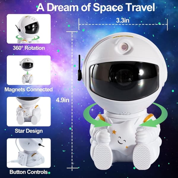 Sitting Night Lamp / Galaxy Lamp - Galaxy Projector Nebula with Remote Control-FX-