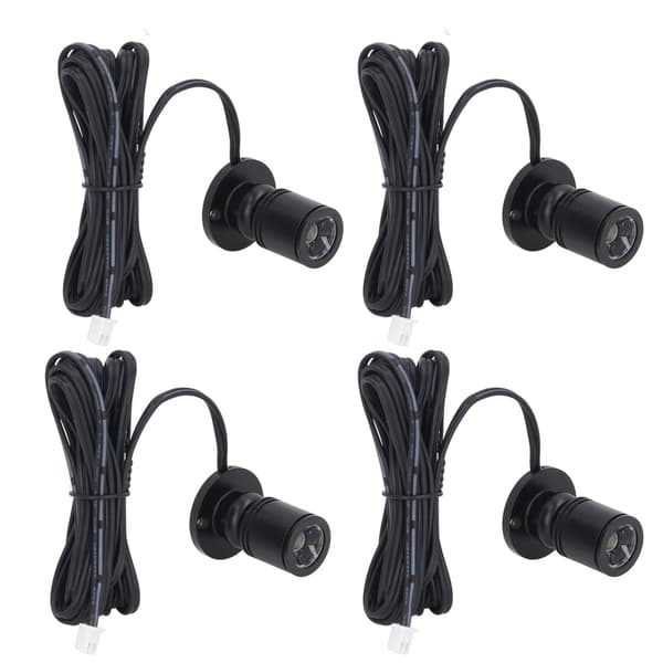 5V USB mini spotlight dæmpbar LED spotlight til udstilling af smykkeskabe veranda entré (en til fire) sort varmt lys