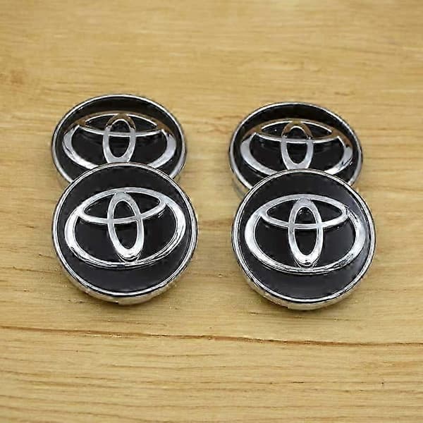 Toyota 4 62mm Navkapsel Hjulcentrum For Logo Sort