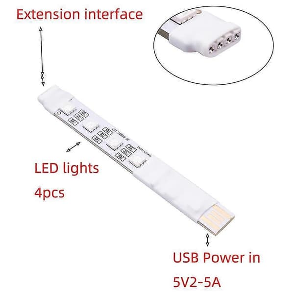 LED Lysstyringskort RGB Controller LED RGB Lysdæmper 4-Pin Interface Smart LED Lysstyringskort Kredsløbskort