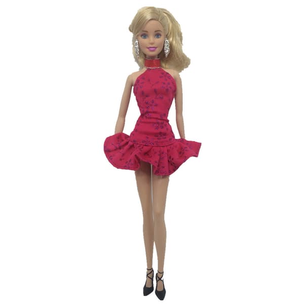 Åtte 30 cm Barbie-dukker moteklær for jenter