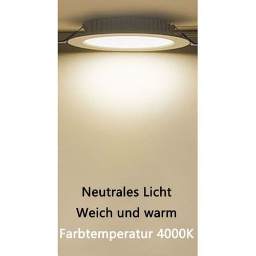 LED infälld spotlight LED spotlight dimbar 9 W badrum infälld spotlight