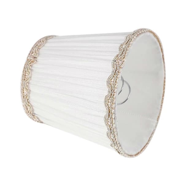 Crown Lampshades, ONLY for Candelabra-Type Light Sources, Set of 6, White