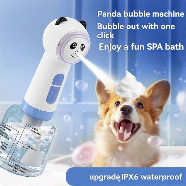 Automatisk skumsæbedispenser til kat, trådløs elektrisk hundeshampoo-skummaskine til kæledyrsbad, B