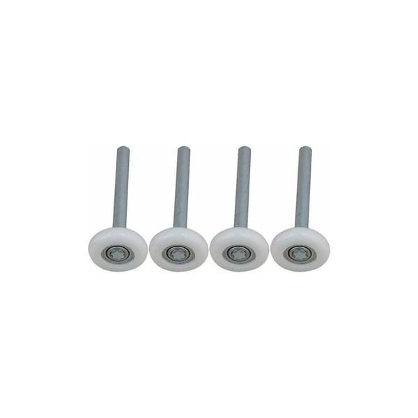 4-pack förseglade kullager nylon garageportsrullar med 115 mm stam