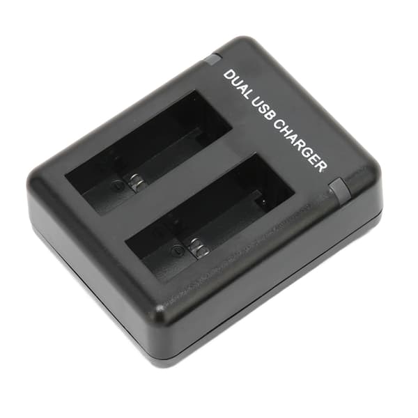 Dobbel batterilader for kamera Multifunksjonell rask USB-batterilader for AHDBT‑501 601 701 801