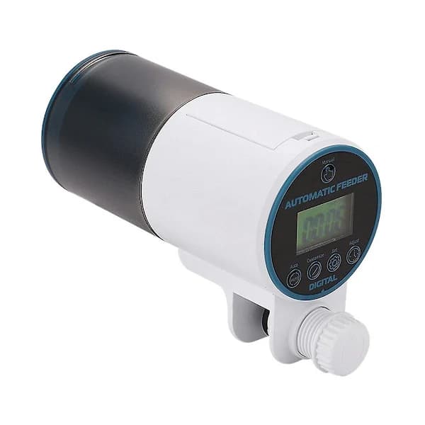 Automatic Fish Feeder for Aquarium, Intelligent Timing Control, Automatic Fish Feeder for Goldfish, Small Feeder, Closed