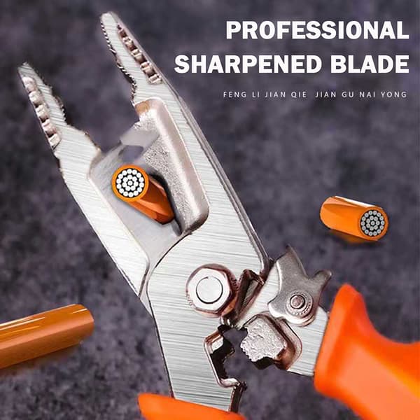 Heavy Duty Cable Cutter Adjustable Multi-function Wire Stripping Tool for Wire Repair Tongs tongs