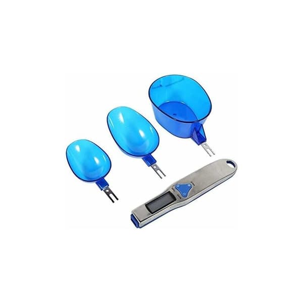 Measuring Spoon Set, 500/0.1g Accurate Electronic Digital Replaceable Spoons Kitchen Scale Measuring Tool
