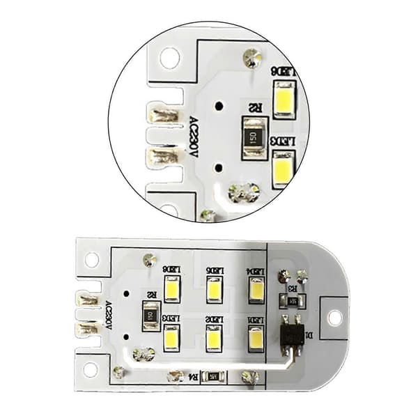 Energieffektive LED-lysstriper Erstatnings-LED-lyskort PCB-tekstur Kjøleskapsbelysning for kjøleskapsmodell 2 stk 2pc