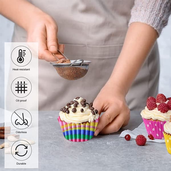 Muffinsforme, fedtbestandige, 200-pak, Stil 5 KLB