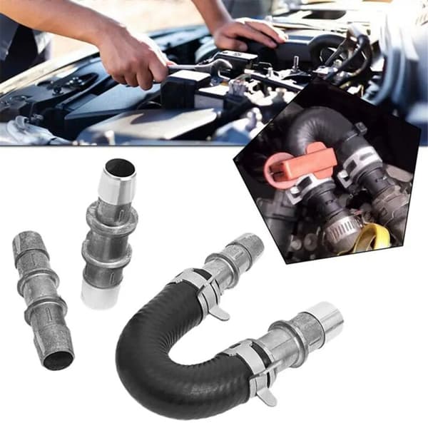 Upgrade Aluminum Heater Core Bypass Pipe Kit, U for 626-001