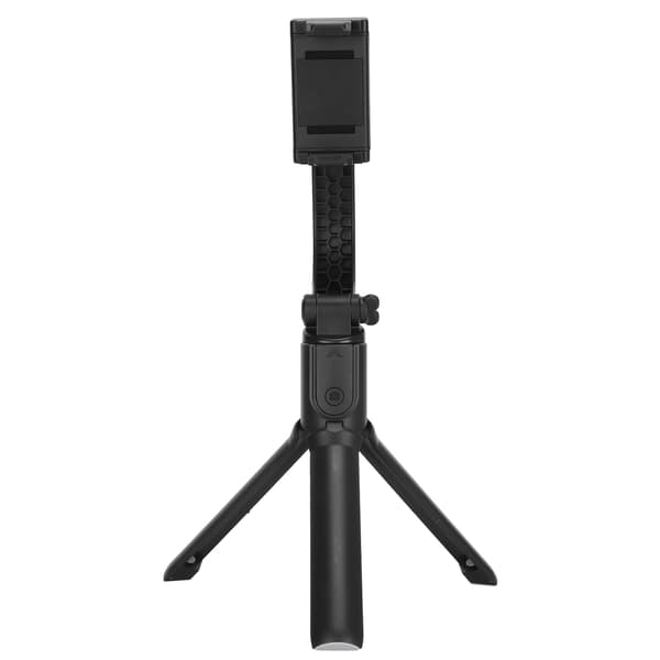 Håndholdt stabilisator multifunktionel USB-telefon selfie-stick livestreaming stativ sort