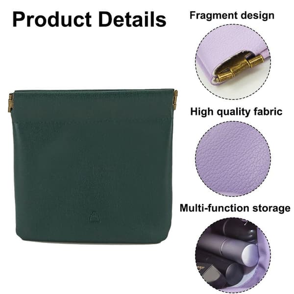 Headphone Case Headphone Storage Bag with Snap Spring Style1