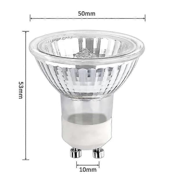 5 stk. GU10 50W Halogen Spotlight Lampe Dæmpbar, Halogen Reflektorlamper 50W 50W