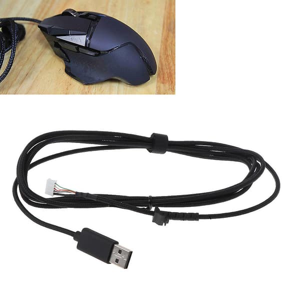 Erstatning til Logitech G502 Hero mus, holdbart USB-musekabel, museledning