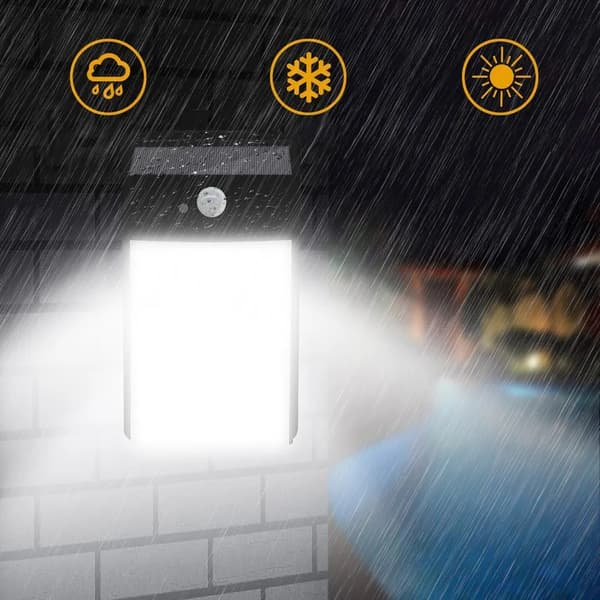 Solcelledrevet LED-lampe til udendørs brug, 6000K