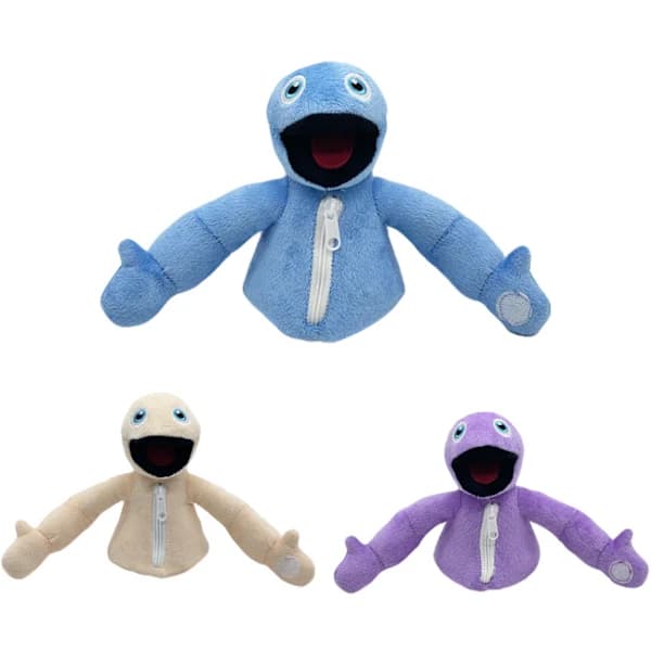 Yeeps: Hide and Seek Plush Toys - Cute Interactive Toys to Stimulate Imagination Beige