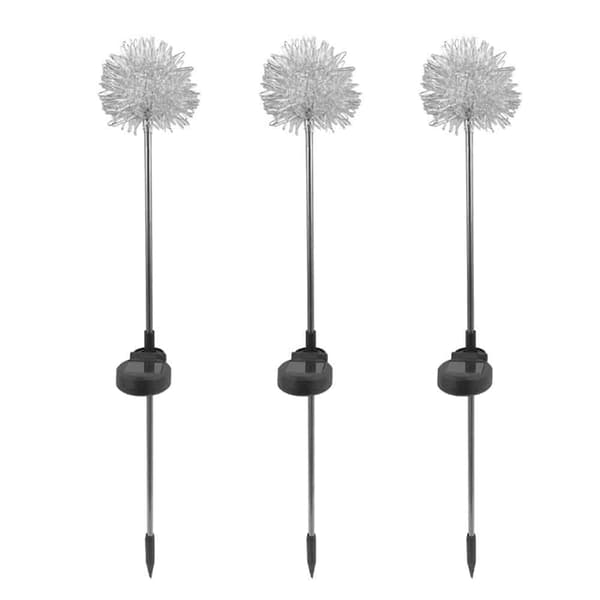 Solcelle LED Havelampe med mælkebøtte på spyd 325