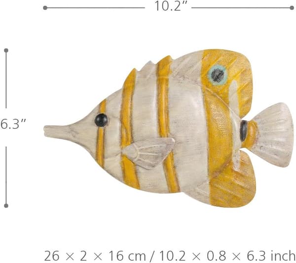Fisk väggdekoration typ2 smidesjärn väggkonst kreativ