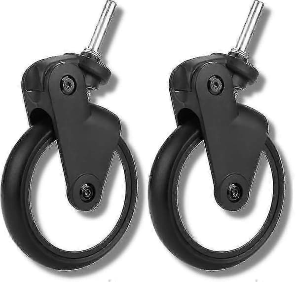 Babyzen Yoyo Rubber Front Wheel Set for Yoya Vovo Stroller - Accessories with Tools (1 Pair) - Yvan Quality