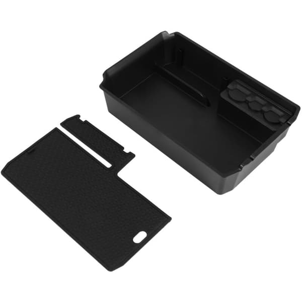 Storage Box Organizer Armrest Center Console Gloves with Non-Slip Mat Inside Car Accessories for Mitsubishi Eclipse Cross 2017 2018 2019