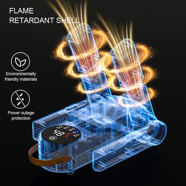 Electric Shoe Dryer with Fast Heating, Constant Temperature, Foldable Shoe Dryer EU plug EU plug