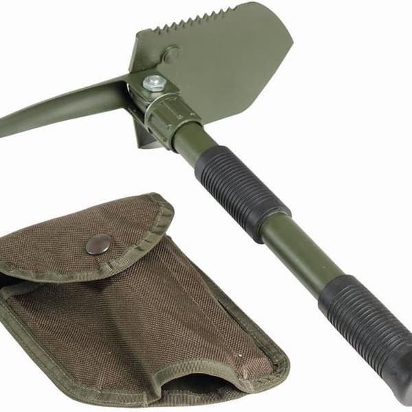 Foldbar udendørs skovl, foldbar campingskovl 4 i 1 KLB