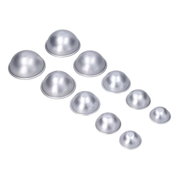 DIY Badesaltkuleform Hjemmebærbar Aluminiumslegering Mousse Kake Bakeform Sett#5