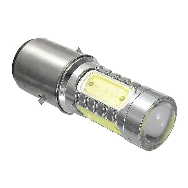 12v Ba20d H6 4 Cob Led White Bulb For Motorcycle Moped Atv Headlight