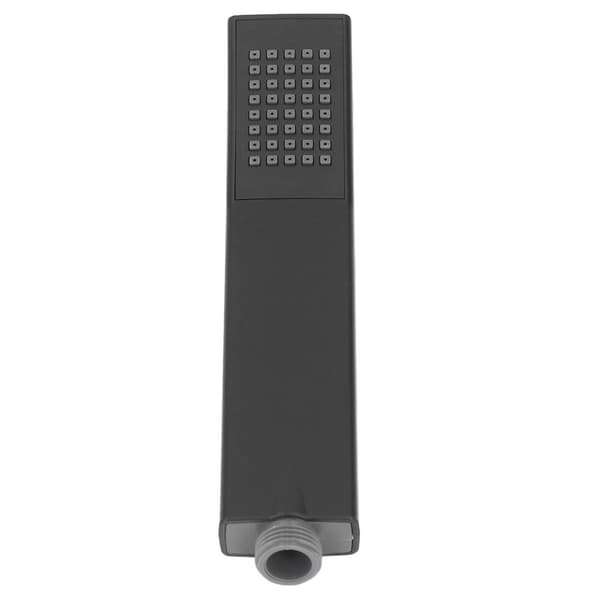 Flat High Pressure Shower Head, Matte Black, G1/2 KLB