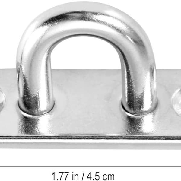 Eye Plate Stainless Steel Eyelet Mount - Ceiling Hook U-shaped Wall Hook