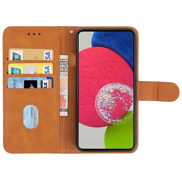 Lærfutteral [DB] for Samsung Galaxy A53 5G Brun Brown Brown