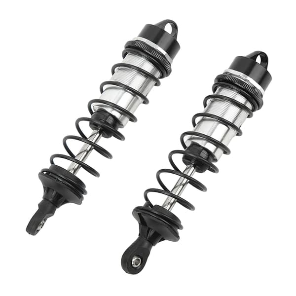 Et par RC frontstøddæmpere aluminiumslegering høj elasticitet RC frontfjederdæmper til ARRMA 1/7 sort