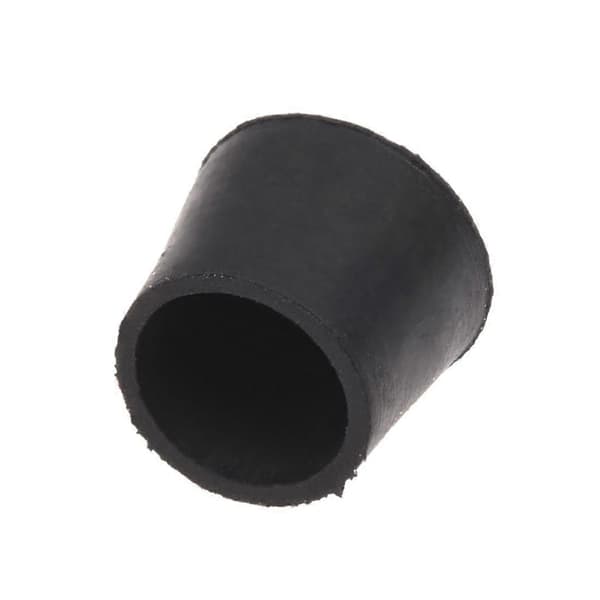 40 st svarta gummifötter för stolar, bord, rör, 14 mm