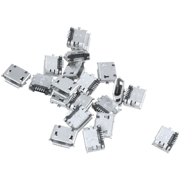 20 stk DIY USB 5-bens SMD-stik med glat overflade