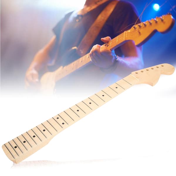 22 Bånds Ahorn Hals til Guitar Gribebræt Erstatning til ST Elguitar